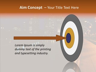 Resort Scene Tourist PowerPoint Template