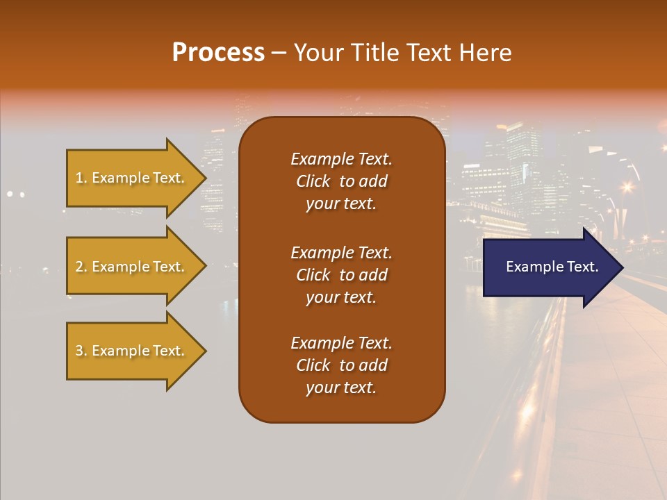 Resort Scene Tourist PowerPoint Template