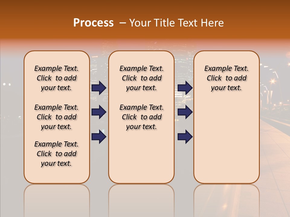 Resort Scene Tourist PowerPoint Template