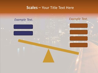 Resort Scene Tourist PowerPoint Template