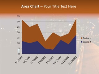 Resort Scene Tourist PowerPoint Template