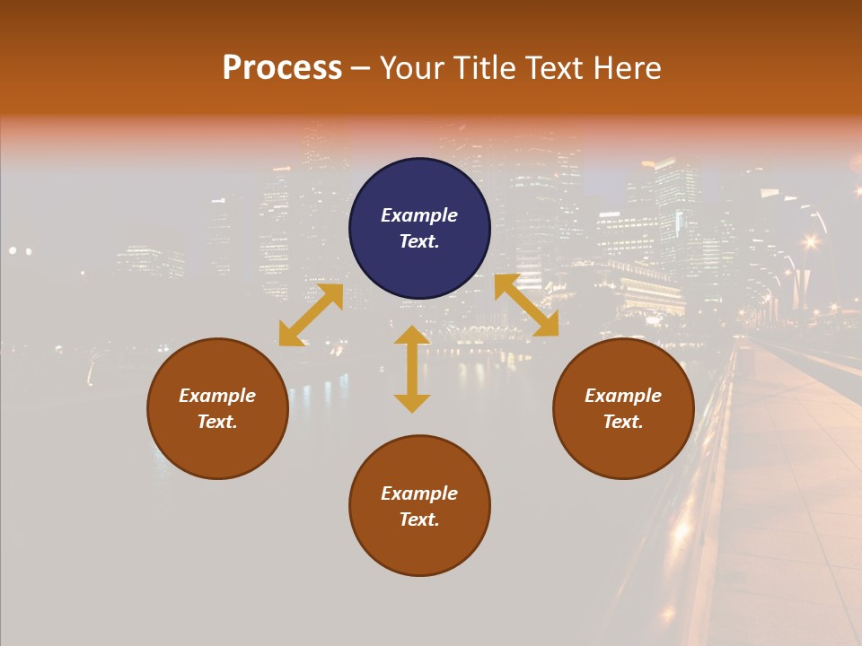 Resort Scene Tourist PowerPoint Template