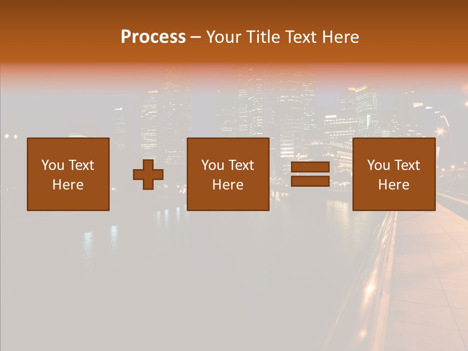 Resort Scene Tourist PowerPoint Template