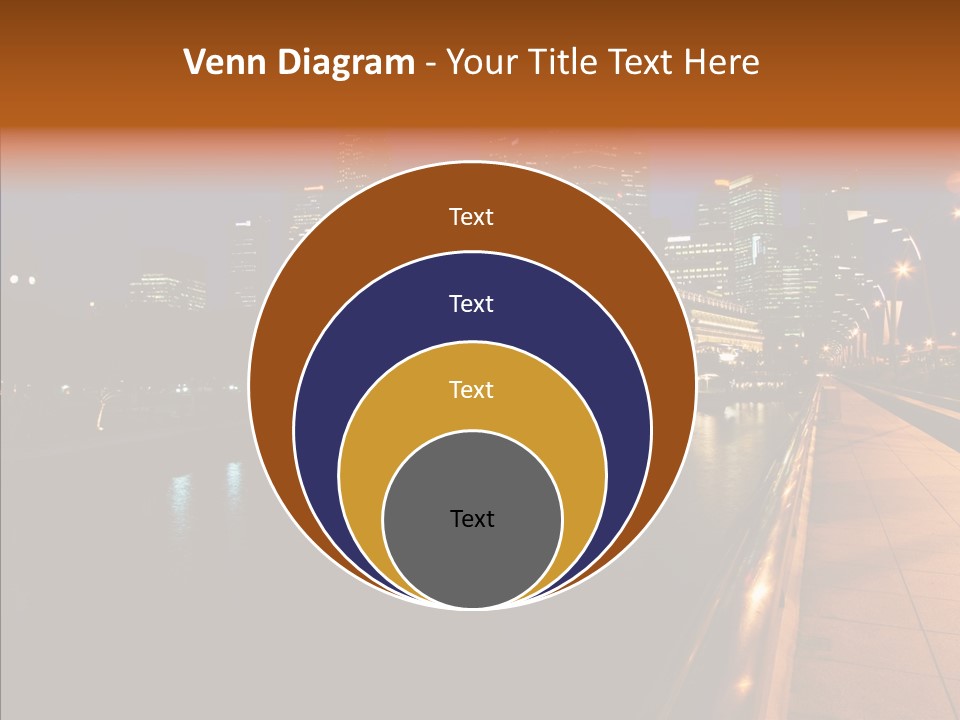 Resort Scene Tourist PowerPoint Template