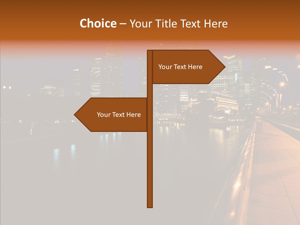 Resort Scene Tourist PowerPoint Template