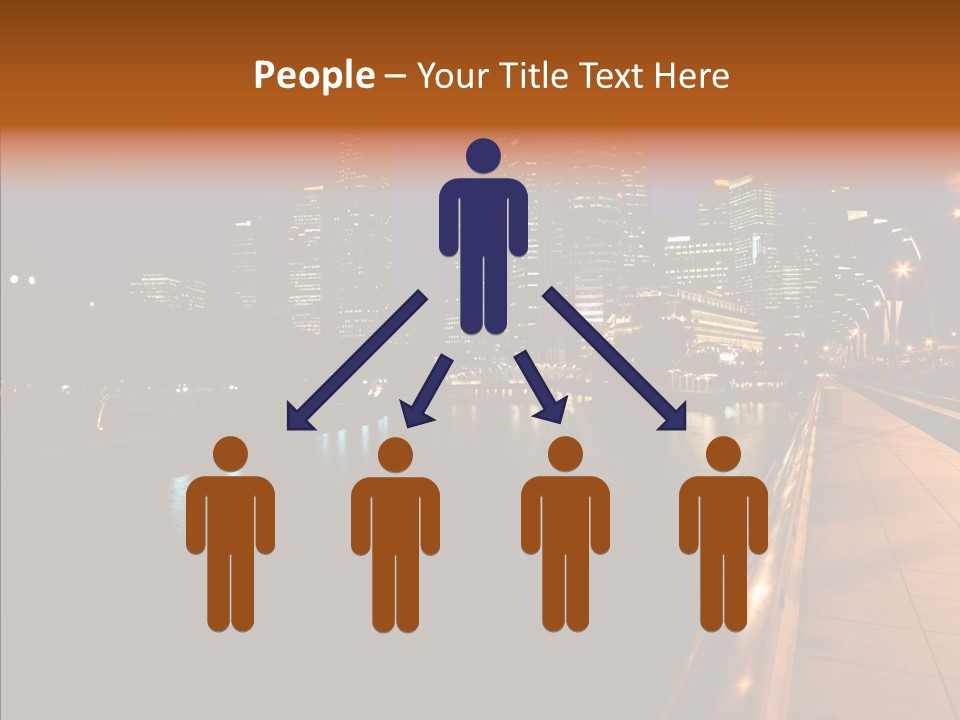 Resort Scene Tourist PowerPoint Template