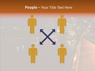 Resort Scene Tourist PowerPoint Template