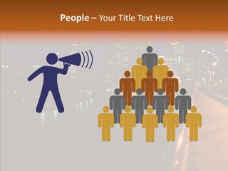 Resort Scene Tourist PowerPoint Template