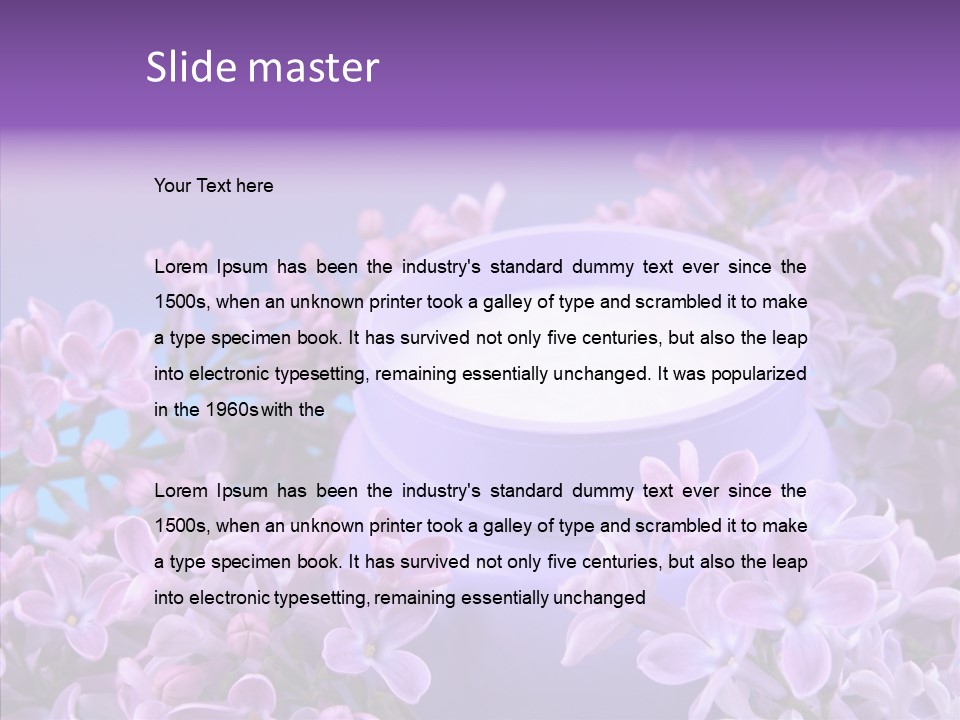 Cosmetic Renew Moisturizer PowerPoint Template