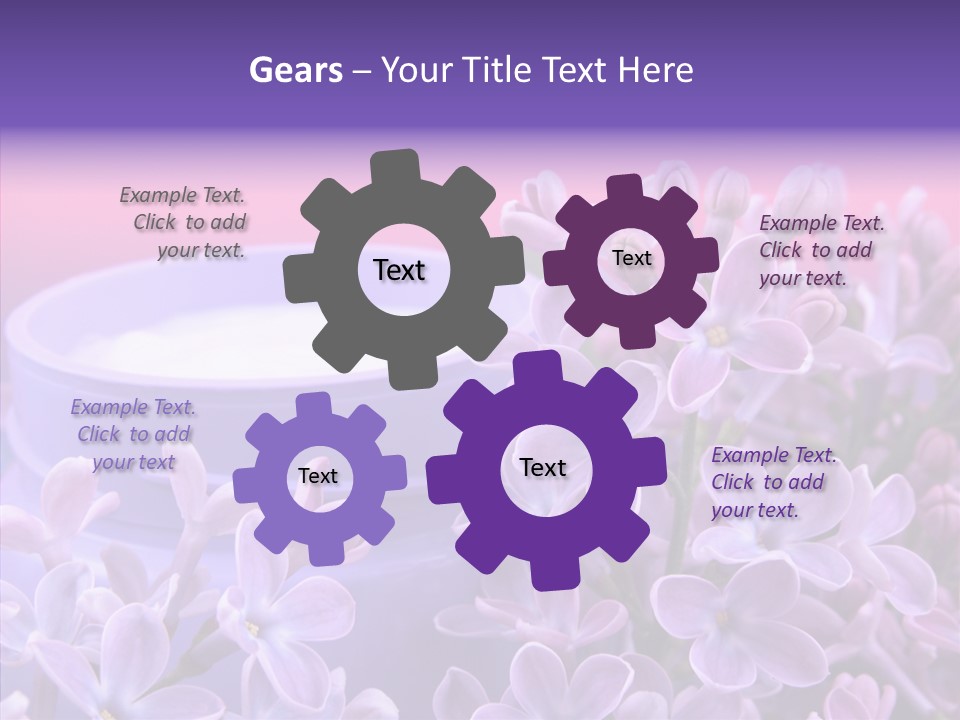 Skin Cream Minerals PowerPoint Template