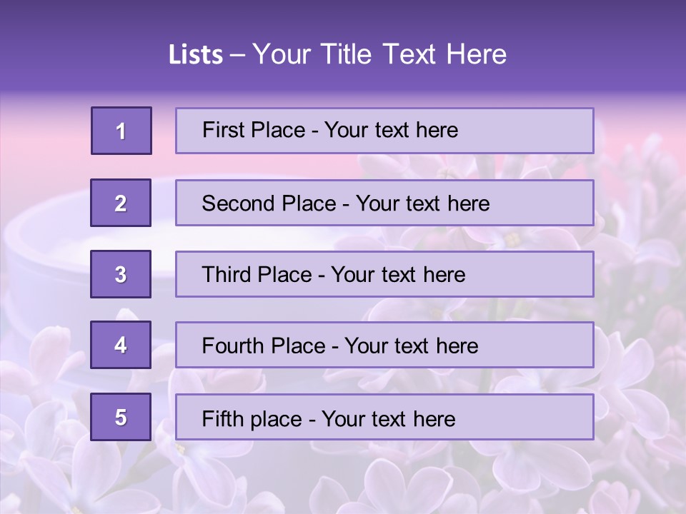 Skin Cream Minerals PowerPoint Template