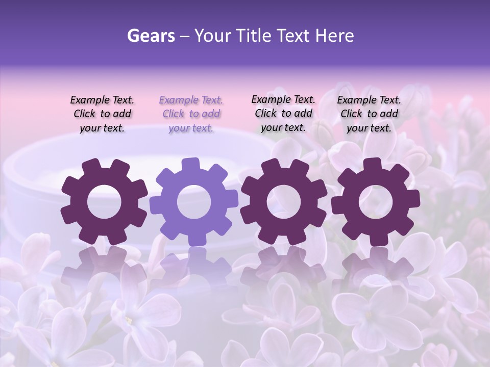 Skin Cream Minerals PowerPoint Template