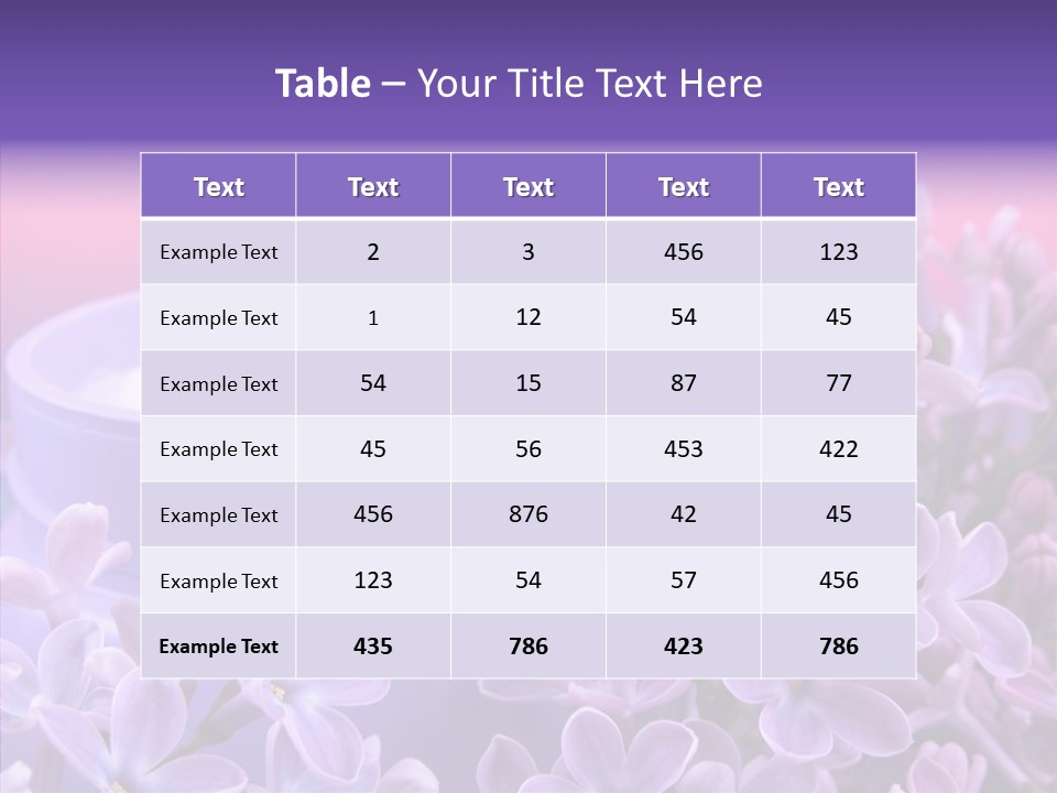 Skin Cream Minerals PowerPoint Template