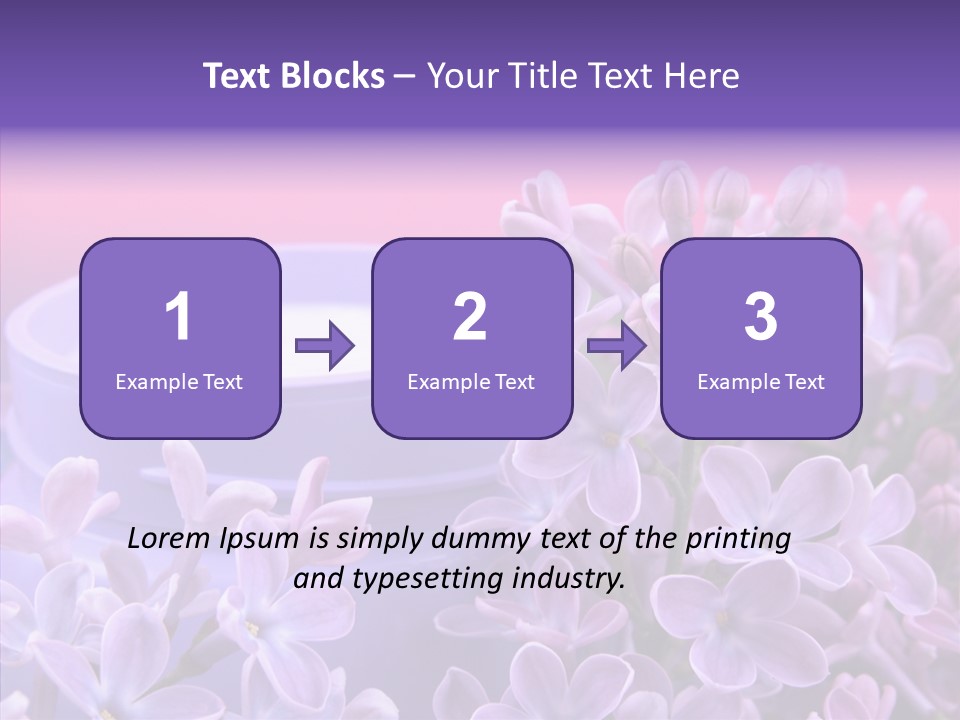 Skin Cream Minerals PowerPoint Template