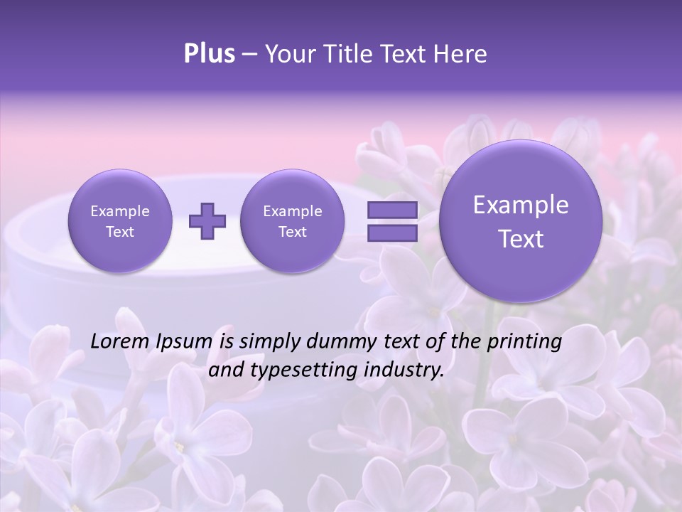 Skin Cream Minerals PowerPoint Template