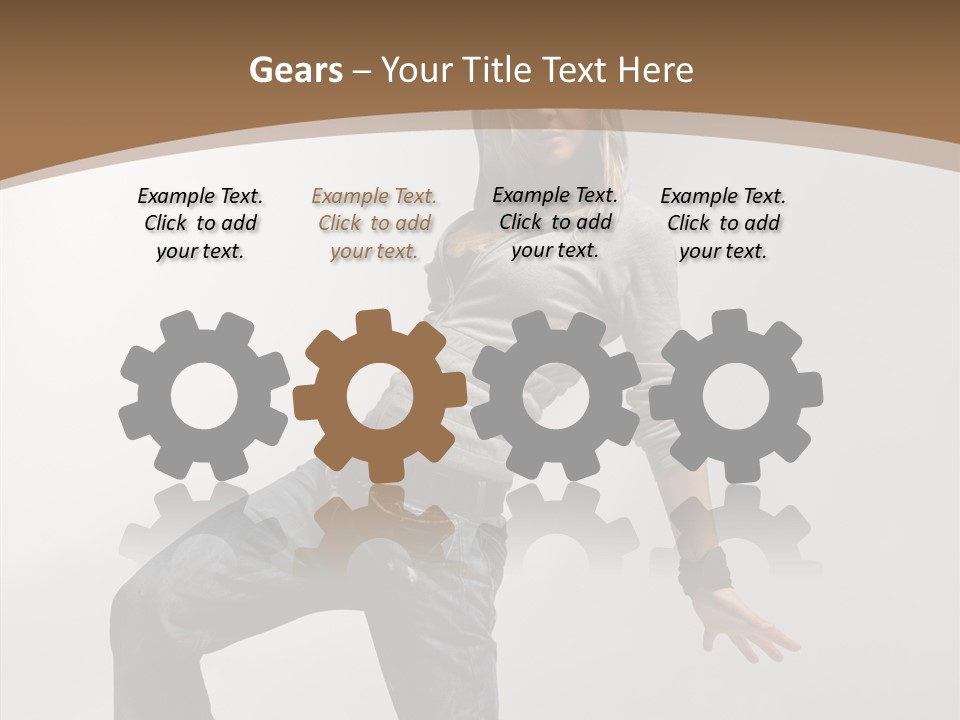 Moving High Body PowerPoint Template