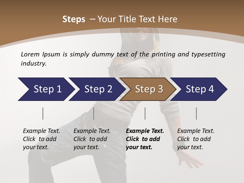 Moving High Body PowerPoint Template