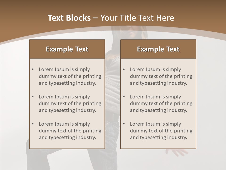 Moving High Body PowerPoint Template