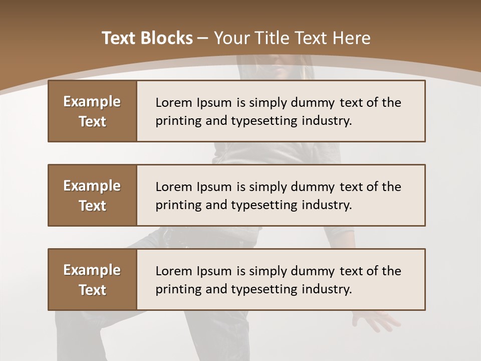 Moving High Body PowerPoint Template