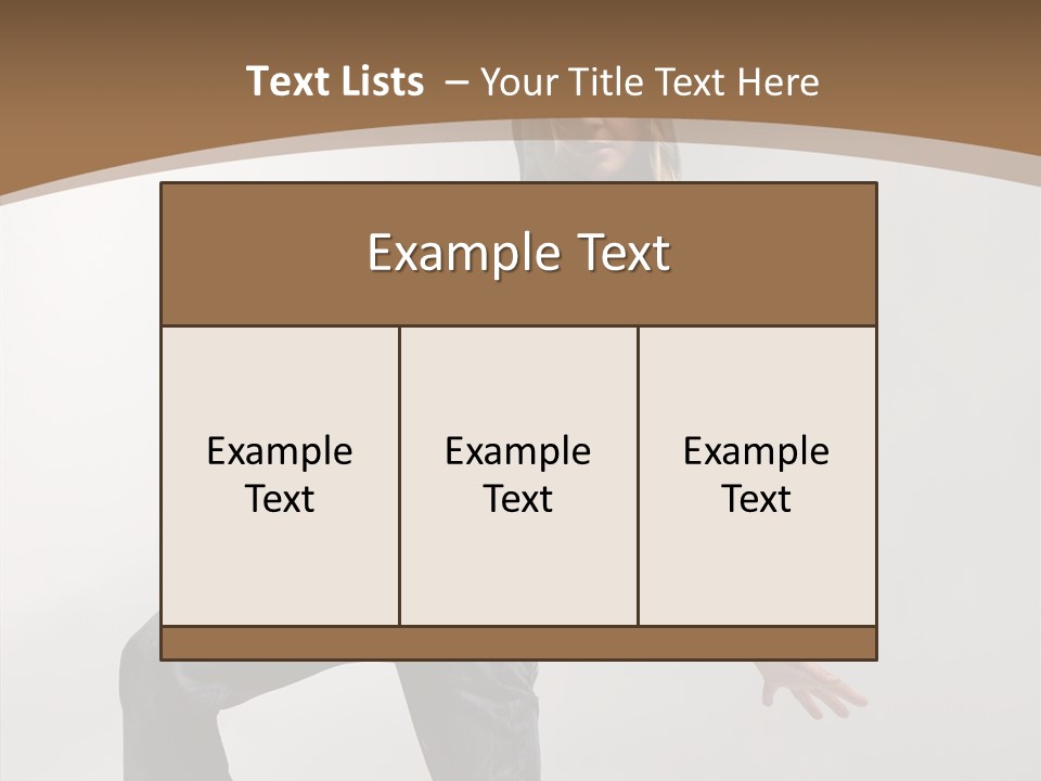 Moving High Body PowerPoint Template