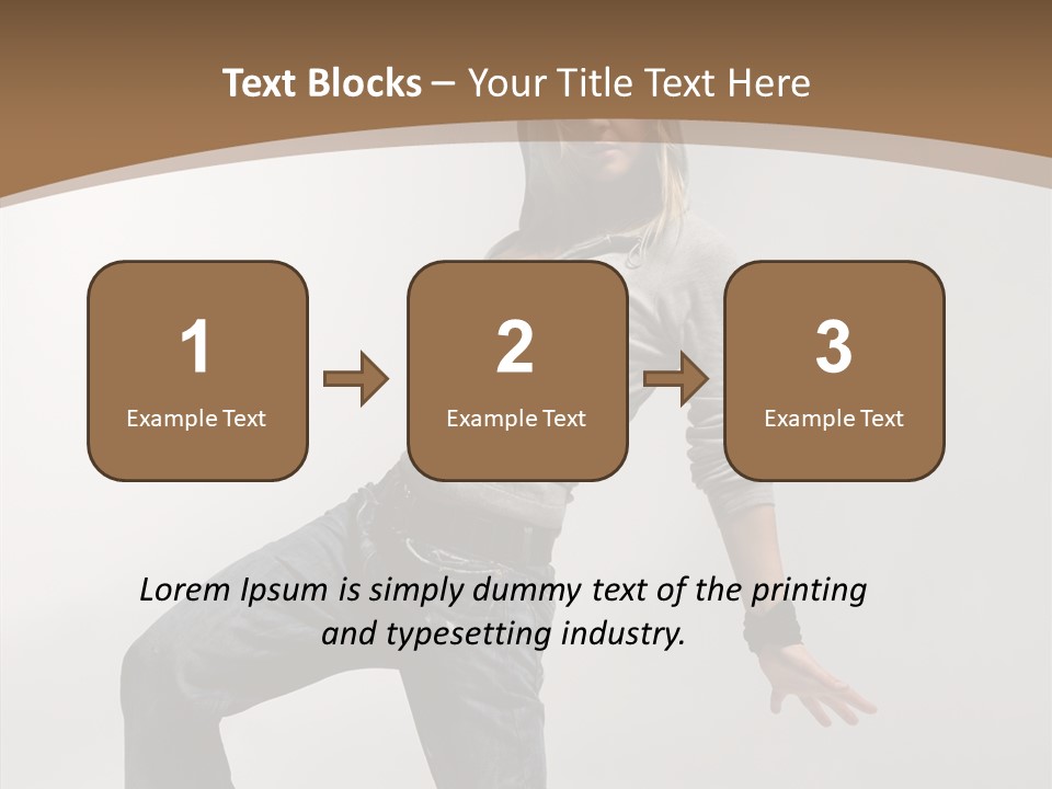 Moving High Body PowerPoint Template