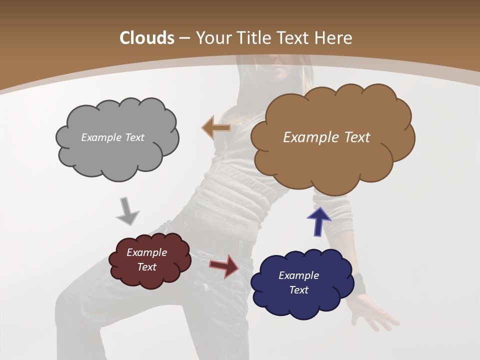 Moving High Body PowerPoint Template