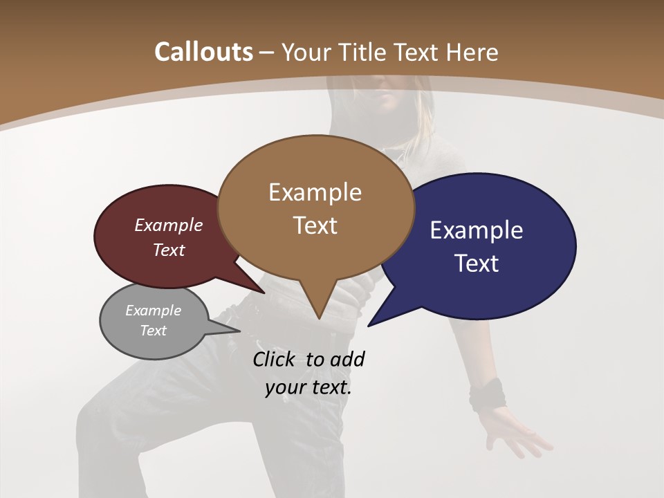 Moving High Body PowerPoint Template