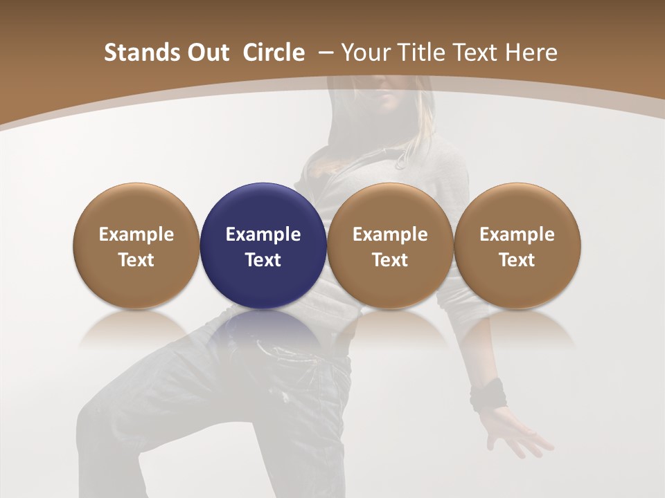 Moving High Body PowerPoint Template