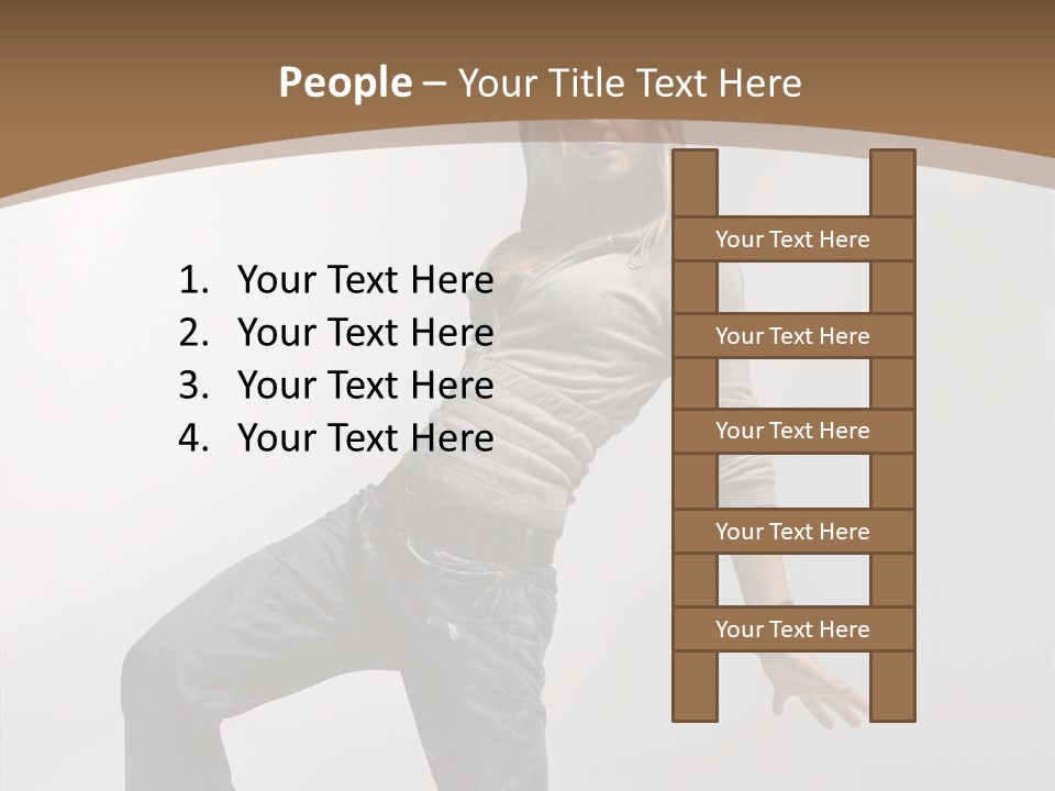 Moving High Body PowerPoint Template
