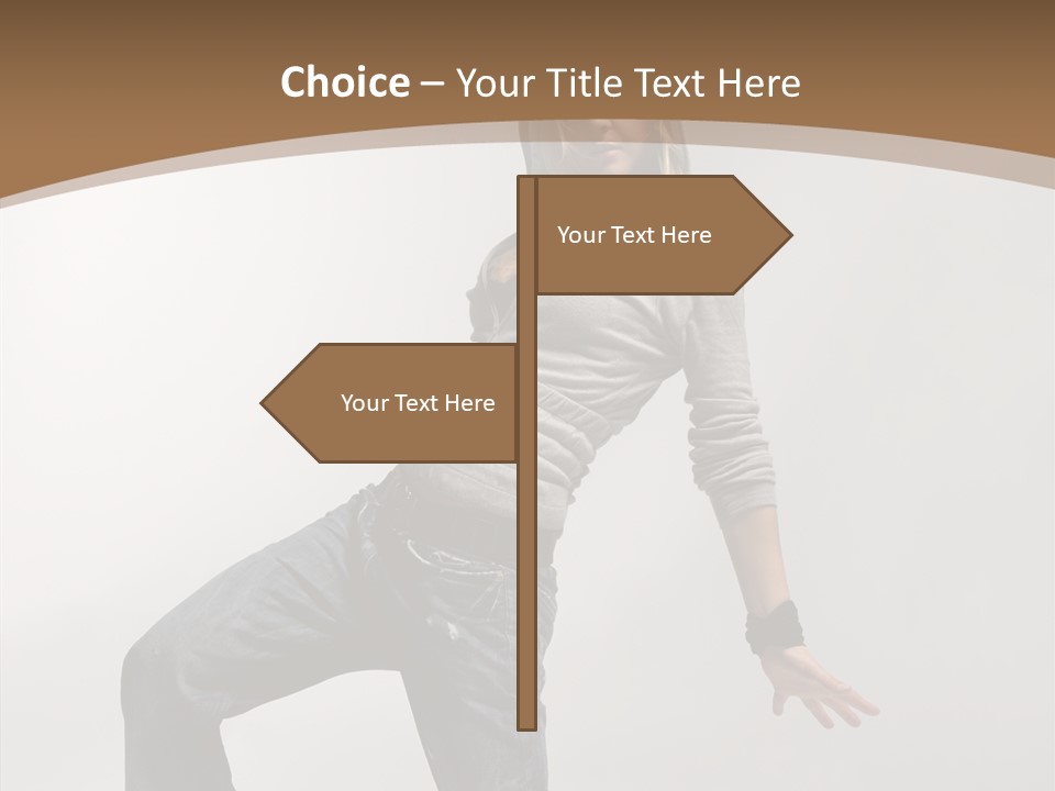 Moving High Body PowerPoint Template