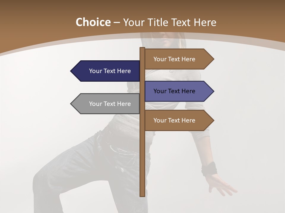 Moving High Body PowerPoint Template
