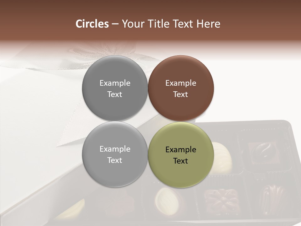 Ribbon Box White PowerPoint Template