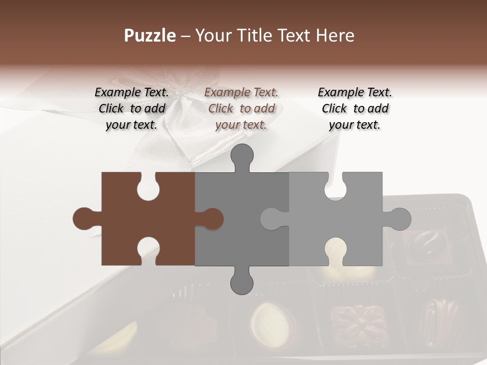 Ribbon Box White PowerPoint Template