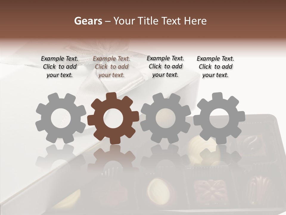 Ribbon Box White PowerPoint Template