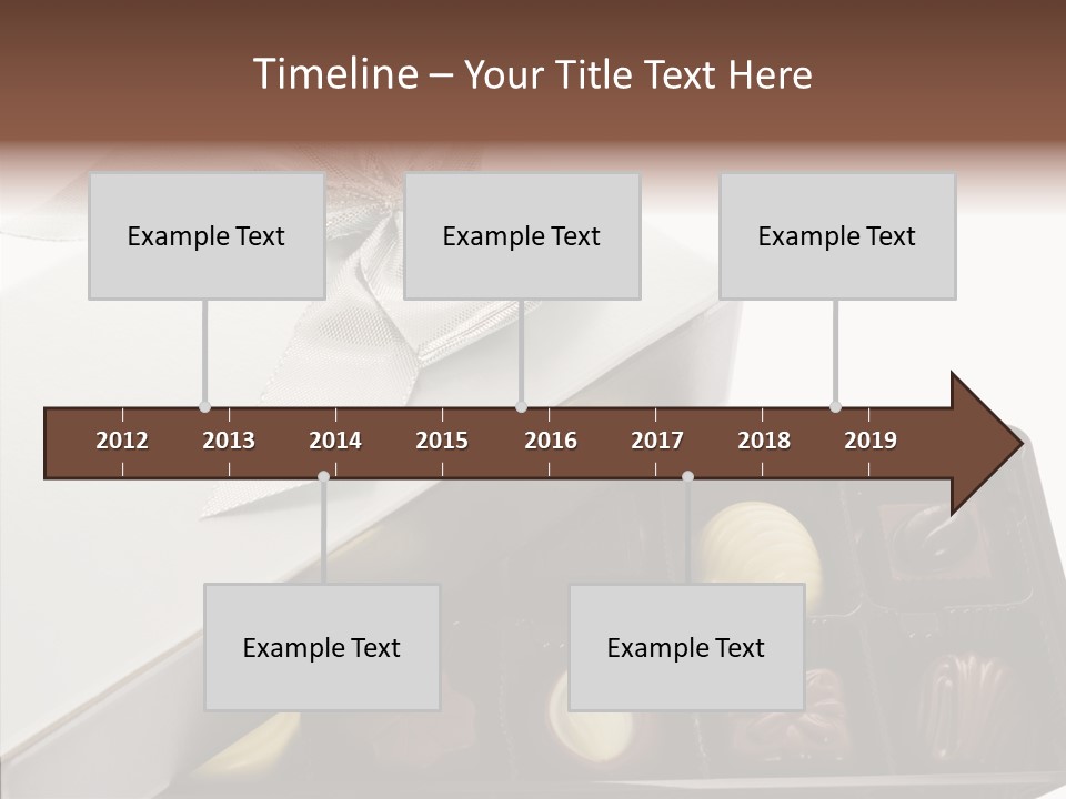 Ribbon Box White PowerPoint Template