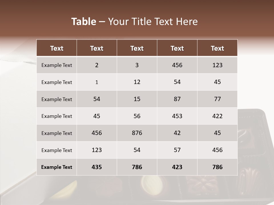 Ribbon Box White PowerPoint Template