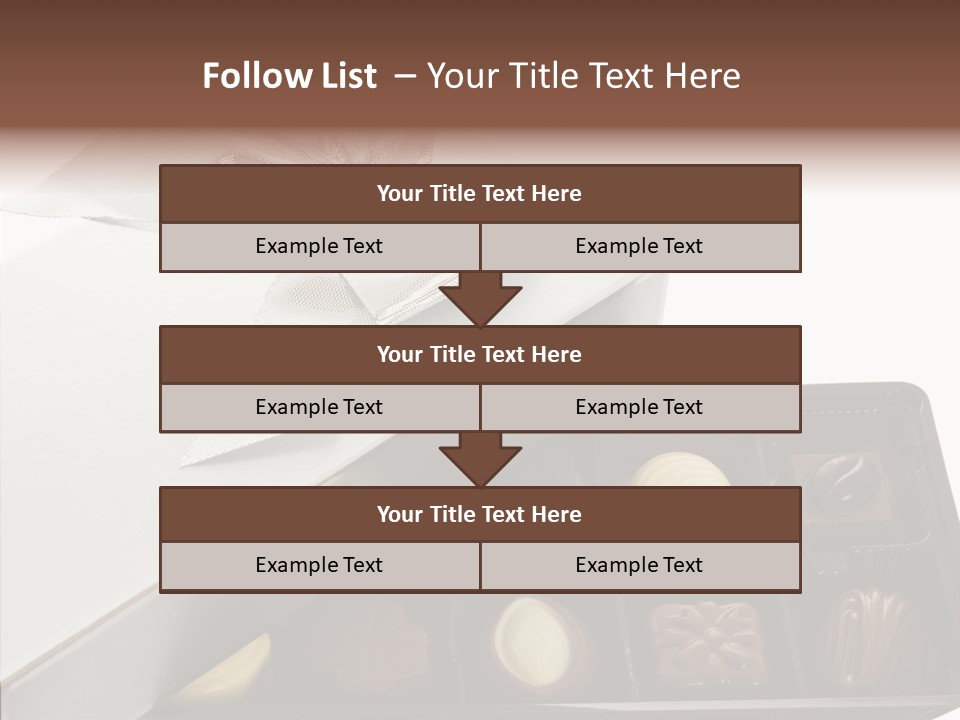 Ribbon Box White PowerPoint Template