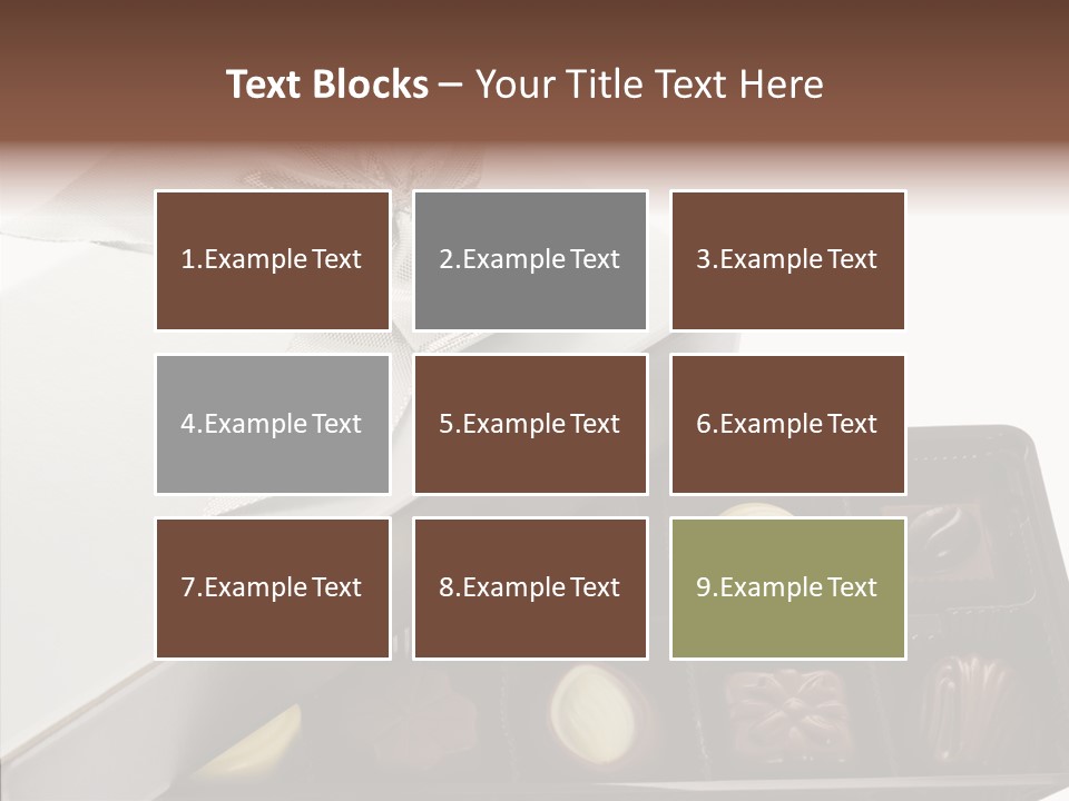 Ribbon Box White PowerPoint Template