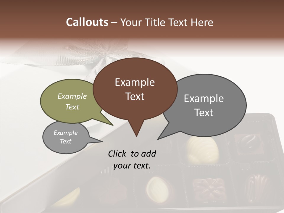 Ribbon Box White PowerPoint Template