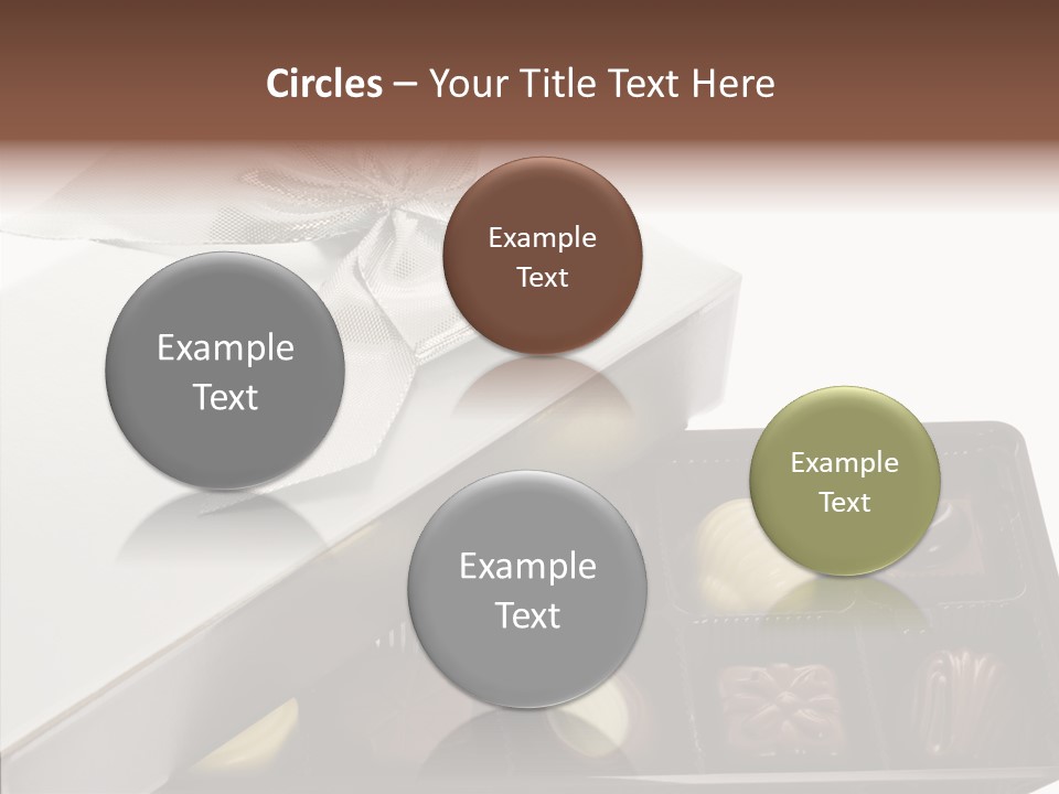 Ribbon Box White PowerPoint Template