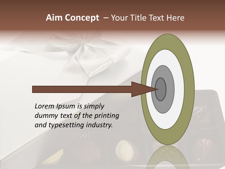 Ribbon Box White PowerPoint Template