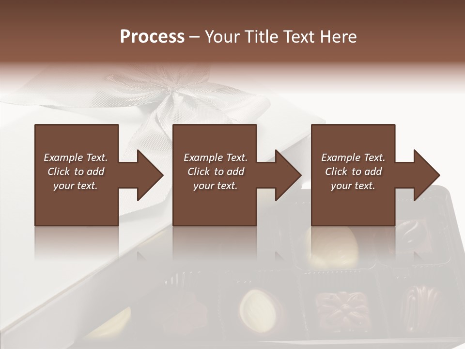 Ribbon Box White PowerPoint Template