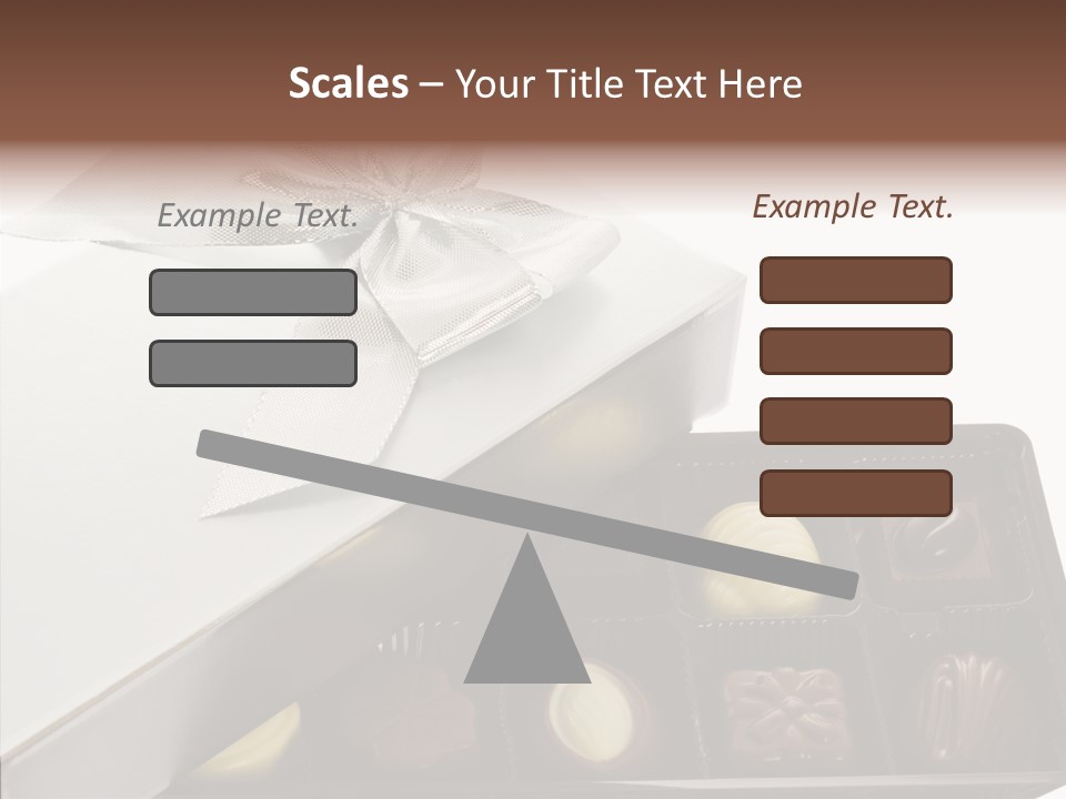 Ribbon Box White PowerPoint Template