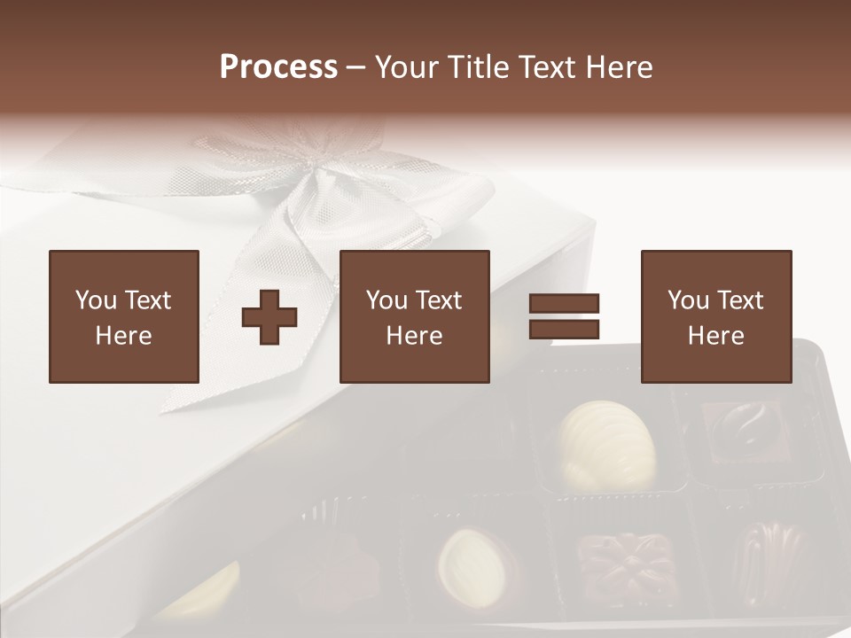 Ribbon Box White PowerPoint Template