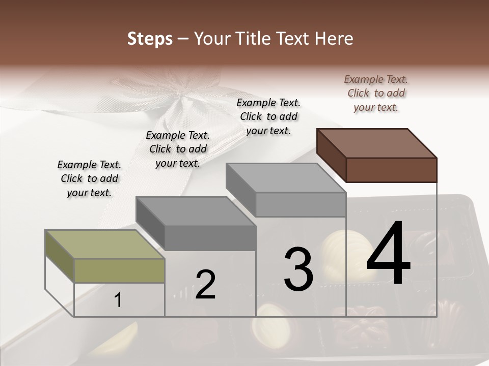 Ribbon Box White PowerPoint Template