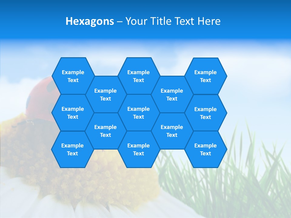 Spring Background Macro PowerPoint Template