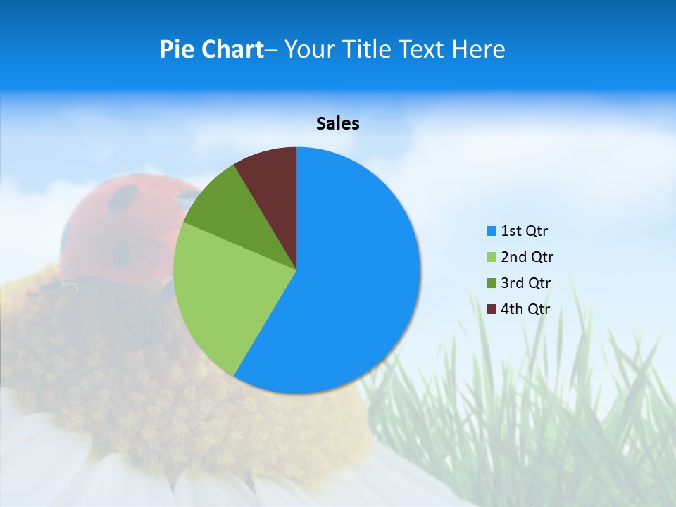 Spring Background Macro PowerPoint Template