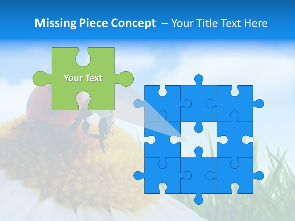 Spring Background Macro PowerPoint Template