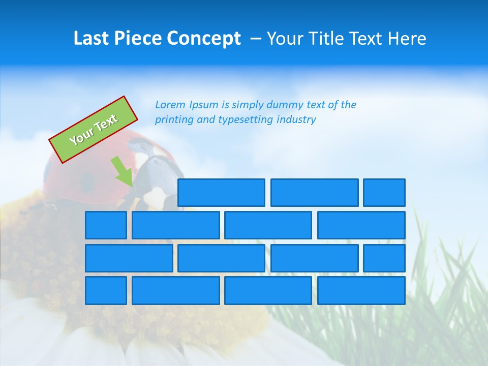 Spring Background Macro PowerPoint Template