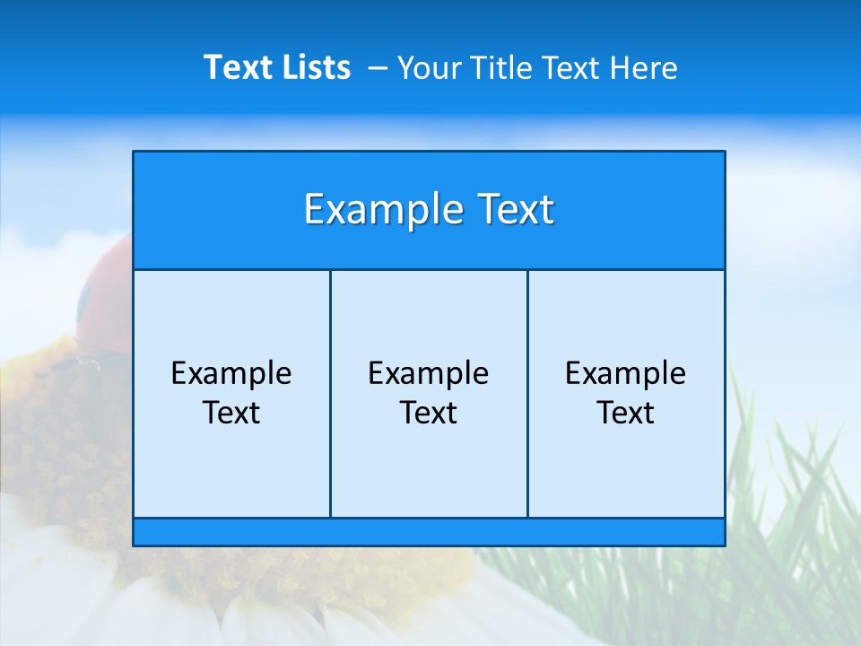 Spring Background Macro PowerPoint Template